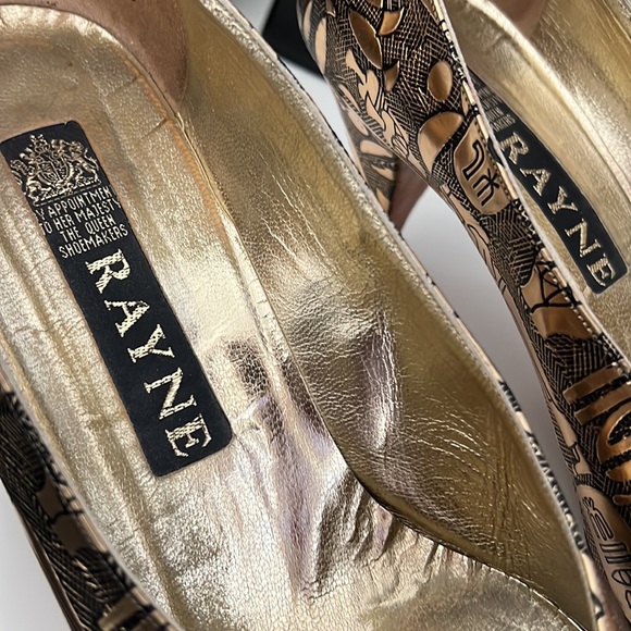 Vintage Rayne Custom Made Gold Shiny Heels! - Picture 7 of 15